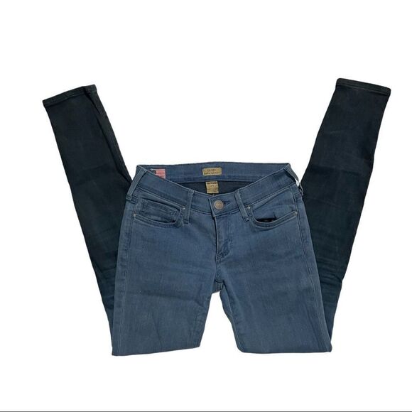 True Religion Casey Low Rise Skinny Ombre Jeans Size 25 - Picture 7 of 11
